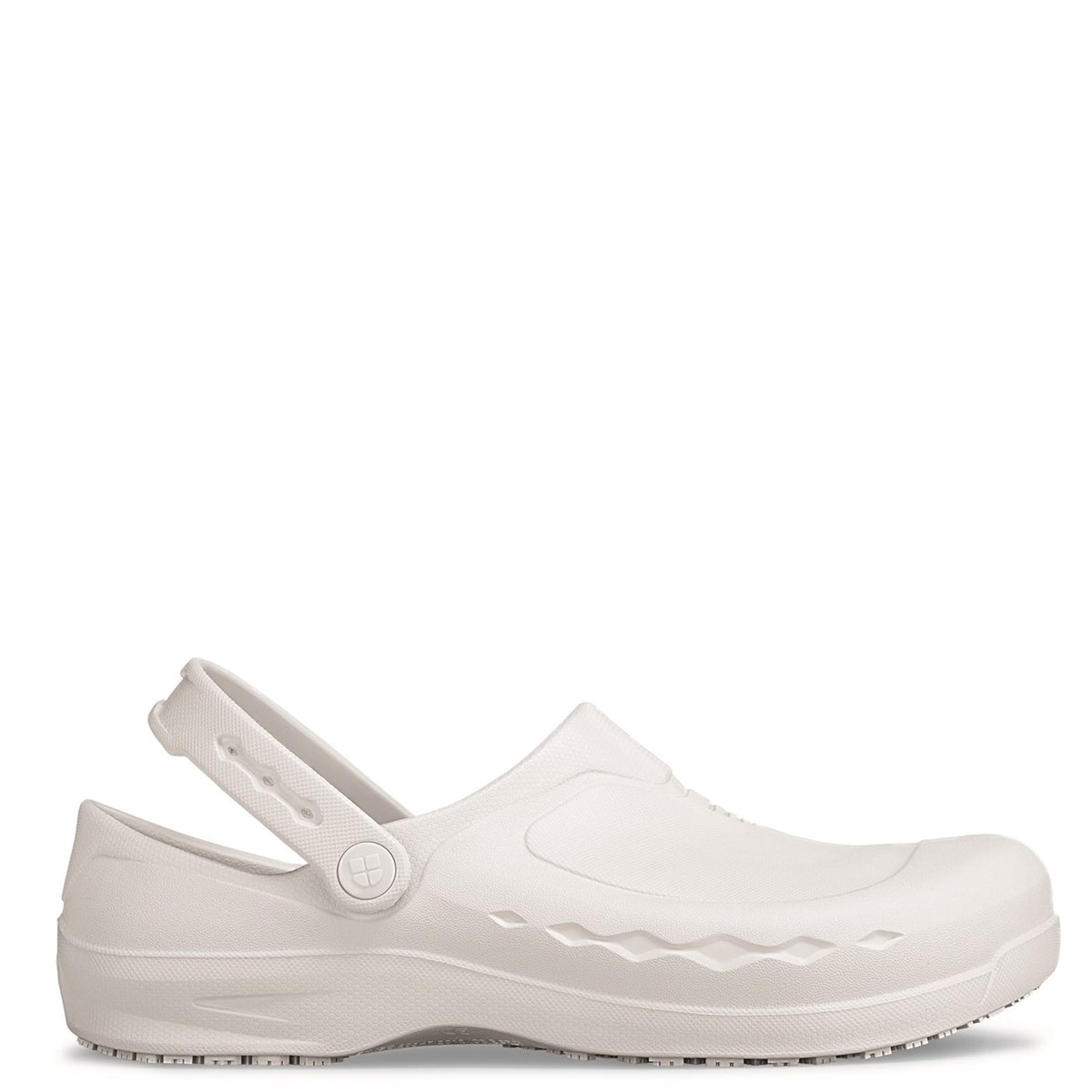 Men's Shoes For Crews White Zinc Slip Resistant Clog – safety-giant