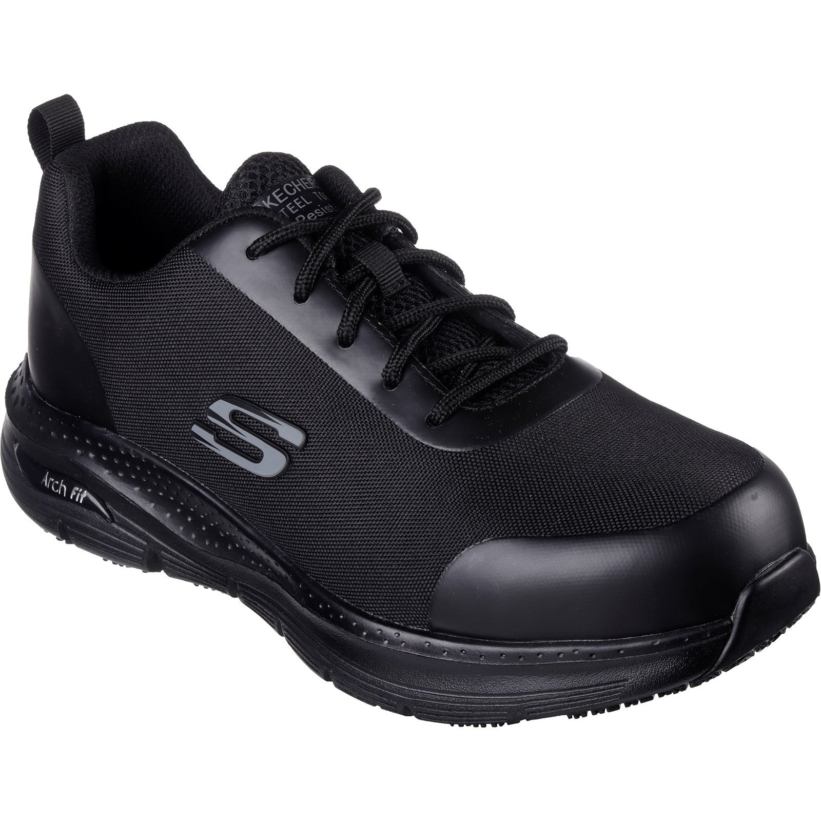 Skechers steel toe negro deals