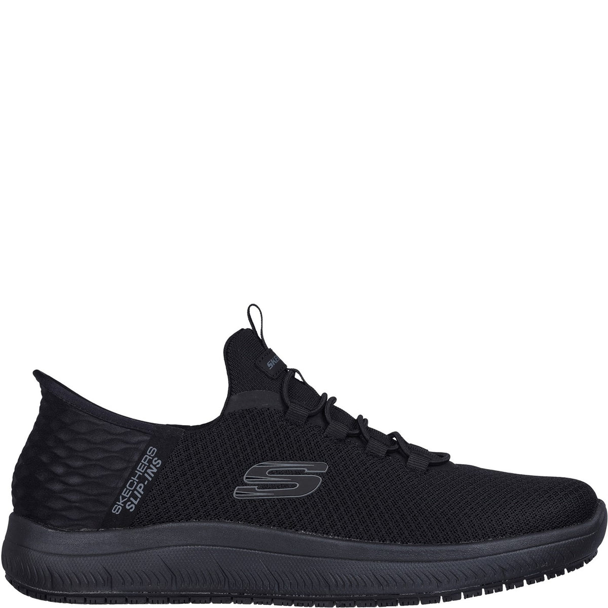 Men's Skechers Workwear Black Summits - Colsin Work Shoe – safety-giant